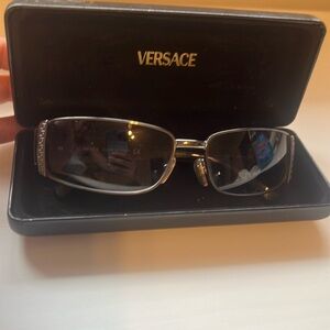 Versace MOD2021 Sunglasses 1001 Gunmetal Gradient